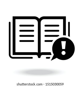 book icon. sign design.important book icon vector.