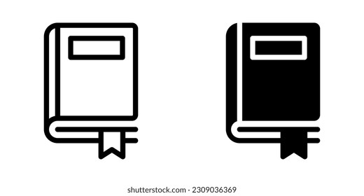 Book icon. sign for mobile concept and web design. vector illustration