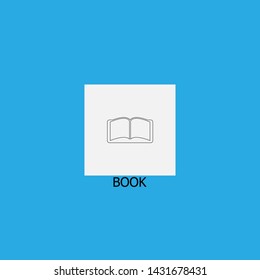 book icon sign signifier vector