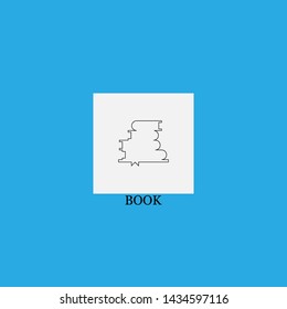 book icon sign signifier vector