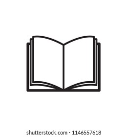 Book icon sign symbol trendy