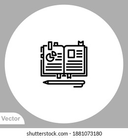 Book icon sign vector,Symbol, logo illustration for web and mobile