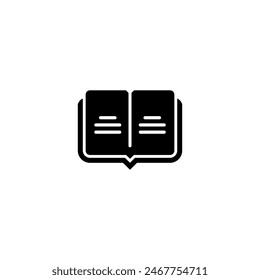 book icon, simple design,vector illustration.