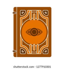 book icon. Simple illustration of open book vector icon for web - education icon