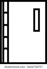 Icono de libro. Ilustración de libro simple. Vector