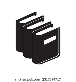 Book icon simple logo vector illustration template design.