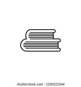 book icon. Simple outline vector of Education set for UI and UX, website or mobile application