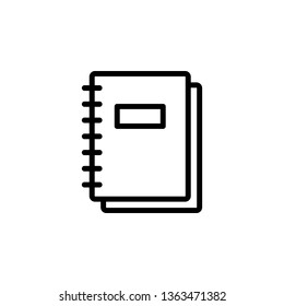 book icon. Simple thin line, outline vector of Book icons for UI and UX, website or mobile application