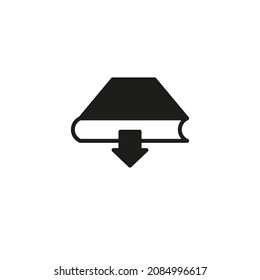 Book icon. Simple vector illustration on a white background.