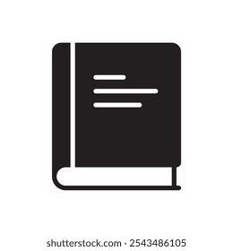 Book icon. Simple vector sign.