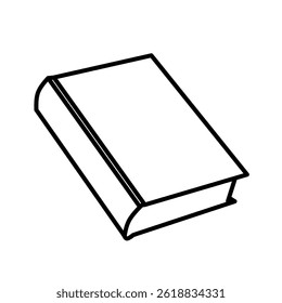 Book icon. Book icon solid outline. book icon isolated on white background