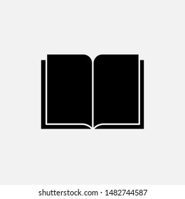
Book Icon. Stationery or Study Equipments  Illustration As A Simple Vector Sign & Trendy Symbol for Design,  Websites, Presentation or Mobile Application. 