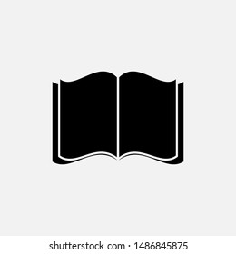 Book Icon. Stationery or Study Equipments  Illustration As A Simple Vector Sign & Trendy Symbol for Design,  Websites, Presentation or Mobile Application. ,