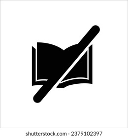 Book icon stock vector illustration