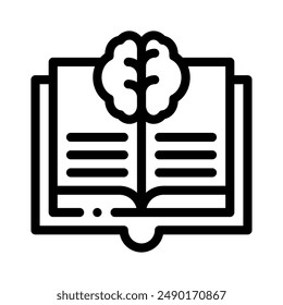 icono de libro con estilo