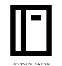 Icono de libro. Adecuado para el diseño de la interfaz de usuario del sitio web