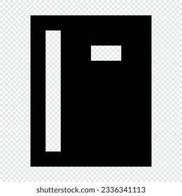 Icono de libro. Adecuado para el diseño de la interfaz de usuario del sitio web