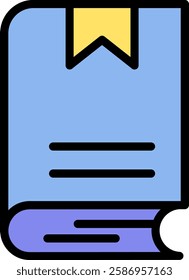 Book icon, a symbol of literacy and knowledge.