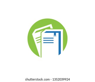 Book icon and symbol vector