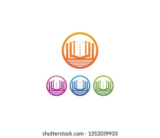 Book icon and symbol vector