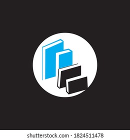 Book icon and symbol vector illustration