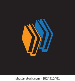 Book icon and symbol vector illustration
