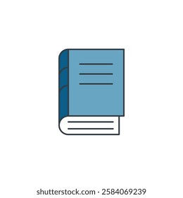 Book icon symbol vector illustration isolated on white background
