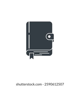 Book icon symbol vector illustration isolated on white background
