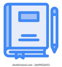 Símbolo de icono de libro. Ilustración vectorial.