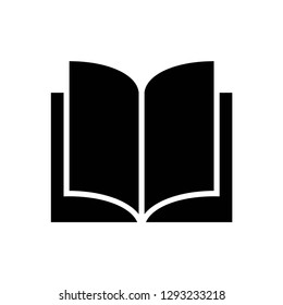 book icon symbol vector. on white background