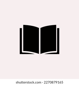 Book icon, symbol, vector, sign