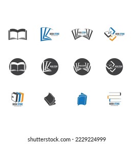 Book icon and symbol vector template