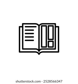 A book icon symbolizing reading or education.