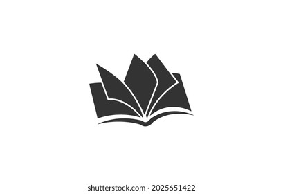 Book icon template color editable. Book symbol vector sign isolated on white background.