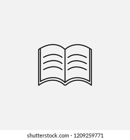 book icon template design
