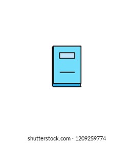 book icon template design