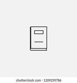 book icon template design
