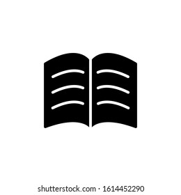 Book icon template. Vector illustration 