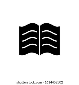 Book icon template. Vector illustration 
