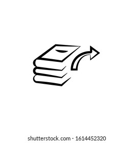 Book icon template. Vector illustration 