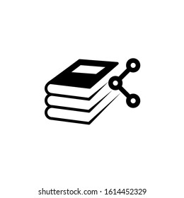 Book icon template. Vector illustration 