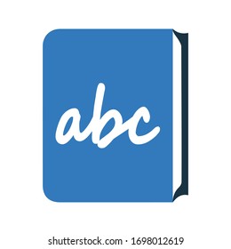 Book icon, Textbook, reading book design