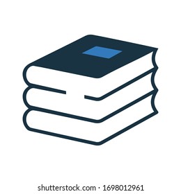 Book icon, Textbook vector design, reading book