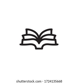 Book Icon In Trendy  Design Vector Eps 10