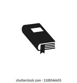 book icon in trendy flat design 