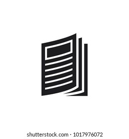 book icon in trendy flat style 