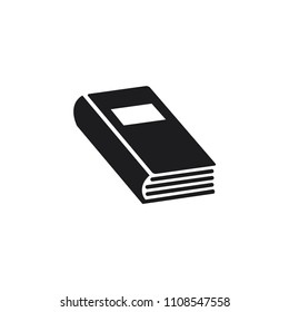 book icon in trendy flat style 