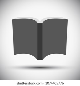 Book icon - vector