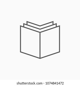 book icon, book vector