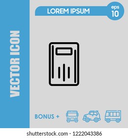 Book icon vector